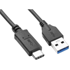 Goobay 67999 USB3.1 Type-C M - USB3.0 M Adatkábel 0.5m Fekete kábel és adapter