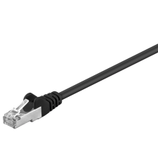 Goobay 68662 F/UTP Cat5e RJ45 Patch kábel 5m - Fekete (68662) kábel és adapter