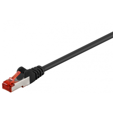 Goobay 68694 hálózati kábel Fekete 10 M Cat6 S/FTP (S-STP) kábel és adapter