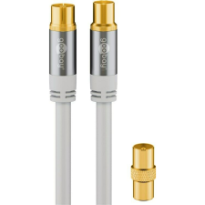 Goobay 70319 Koax antenna kábel 5m - Fehér (70319) kábel és adapter