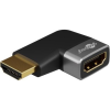 Goobay 72012 HDMI 2.1 apa - HDMI 2.1 apa 270° Toldó Adapter - Fekete (RB72012)
