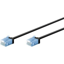 Goobay 74242 U/UTP Cat6a RJ45 Patch kábel 15m - Fekete ( ) kábel és adapter