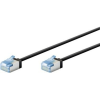 Goobay 74316 U/FTP Cat6a Patch kábel 0.25m - Fekete ( )
