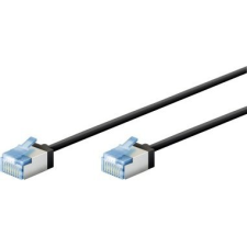 Goobay 74316 U/FTP Cat6a Patch kábel 0.25m - Fekete ( ) kábel és adapter