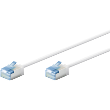 Goobay 74328 U/FTP Cat.6a RJ45 Patch kábel 0.5m - Fehér (74328) kábel és adapter