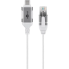 Goobay 74389 USB 3.1 type A RJ45 Fehér