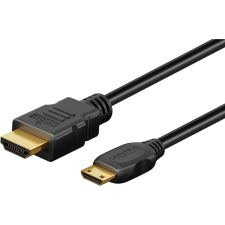 Goobay 74431 HDMI 2.1 apa - Mini HDMI Kábel 3m - Fekete (74431) kábel és adapter