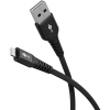 Goobay 74504 USB-A apa - Lightning apa 2.0 Adat és töltő kábel 2m - Fekete (74504)