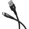 Goobay 74525 USB-A apa - USB-C apa 2.0 Adat és töltőkábel 0.5m - Fekete (74525)