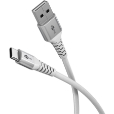 Goobay 74531 USB 2.0 2 M USB C USB A Fehér kábel és adapter
