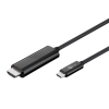 Goobay 77528 USB-C - HDMI kábel 1.8m - Fekete (77528)