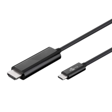 Goobay 77528 USB-C - HDMI kábel 1.8m - Fekete (77528) kábel és adapter