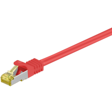 Goobay 91625 S/FTP CAT7 Patch kábel 5m - Piros (91625) kábel és adapter