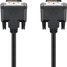 Goobay 93573 DVI-D - DVI-D kábel 1.8m - Fekete kábel és adapter