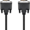 Goobay 93573 DVI-D - DVI-D kábel 1.8m - Fekete (93573)