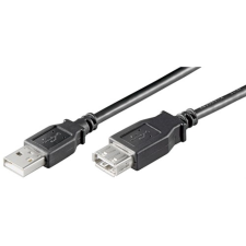 Goobay 93601 USB 2.0 A apa - A anya hosszabbító kábel 5m - Fekete kábel és adapter