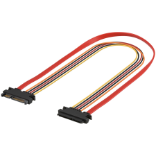 Goobay 93871 SATA adat és tápkábel 0.5m (SATA apa - SATA anya) (93871) kábel és adapter
