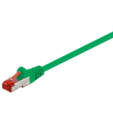 Goobay 95484 S/FTP CAT6 Patch Kábel 10m - Zöld kábel és adapter