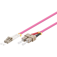 Goobay 95946 Optikai patch kábel OM4 Duplex 5m - Lila (95946) kábel és adapter