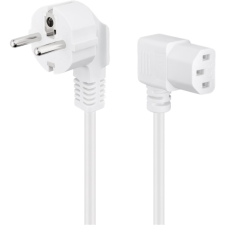 Goobay 96042 250V Hálózati tápkábel 1.5m - Fehér (96043) kábel és adapter