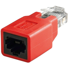 Goobay CAT5e RJ45 Crossover Adapter Piros kábel és adapter