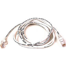 Goobay Cat5e U/UTP lapos fehér 1,00m (93358) (93358) kábel és adapter