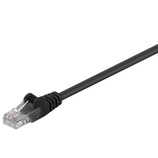 Goobay CAT5e UTP patch kábel 5m - Fekete kábel és adapter