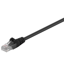 Goobay CAT5e UTP patch kábel 5m - Fekete (68651) kábel és adapter