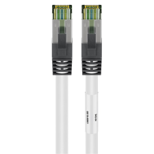 Goobay CAT 6A Patch kábel + S/FTP CAT 8.1 nyers kábel 20m - Fehér (55131) kábel és adapter