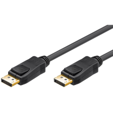 Goobay DisplayPort 1.2/1.2a Összekötő Fekete 1m 68798 kábel és adapter