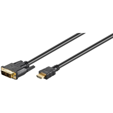 Goobay DVI-D - HDM kábel 1.5m fekete (51881) (go51881) kábel és adapter