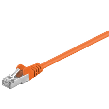 Goobay F/UTP CAT 5e Patch Kábel 1m - Narancssárga (93457) kábel és adapter