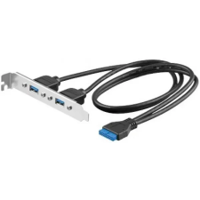 Goobay Hátlapi kivezetés 2x USB 3.0 port mobiltelefon kellék