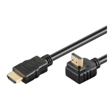 Goobay HDMI kábel aranyozott 1,5m, 90°, 4K (31920) (31920) kábel és adapter