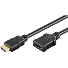 Goobay High Speed HDMI - HDMI Hosszabbító kábel 5m - Fekete kábel és adapter