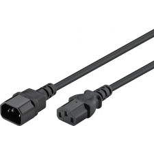 Goobay IEC Tápkábel Fekete 5m 39203 kábel és adapter