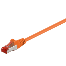 Goobay S/FTP CAT6 Patch kábel 10m - Narancssárga (93469) kábel és adapter