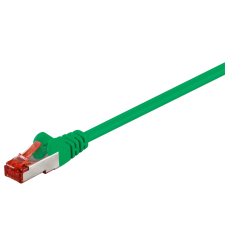 Goobay S/FTP CAT6 Patch kábel 1.5m - Zöld (95568) kábel és adapter