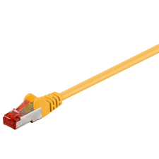 Goobay S/FTP CAT6 Patch kábel 20m - Sárga (68307) kábel és adapter