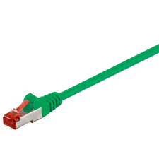 Goobay S/FTP CAT6 Patch kábel 25m - Zöld (95647) kábel és adapter