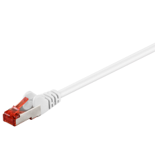 Goobay S/FTP CAT6 Patch kábel 3m - Fehér (95511) kábel és adapter