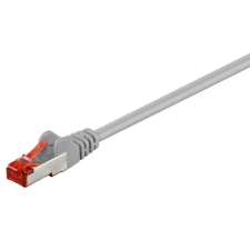 Goobay S/FTP CAT6 Patch kábel 3m Szürke kábel és adapter