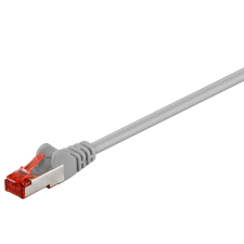Goobay S/FTP CAT6 Patch kábel 7.5m - Szürke (50890) kábel és adapter