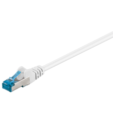 Goobay S/FTP CAT6a Patch kábel 0.5m - Fehér (93667) kábel és adapter