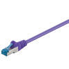 Goobay S/FTP CAT6a Patch kábel 0.5m - Ibolya (93666)