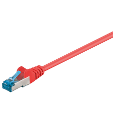 Goobay S/FTP CAT6a Patch kábel 1.5m - Piros (95606) kábel és adapter