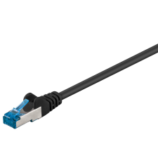 Goobay S/FTP CAT6a Patch kábel 5m - Fekete (93820) kábel és adapter