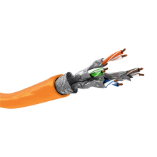 Goobay S/FTP CAT7a Installációs kábel 250m - Narancssárga (91889) kábel és adapter