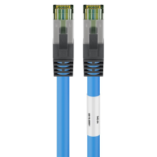 Goobay S/FTP CAT8.1 Patch kábel 15m - Kék (45665) kábel és adapter