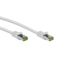 Goobay S/FTP CAT8.1 Patch kábel 5m - Fehér (61107) kábel és adapter